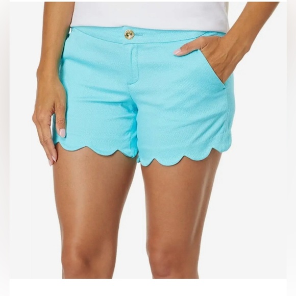 Lilly Pulitzer Blue Buttercup Short Size 4 - Picture 1 of 6